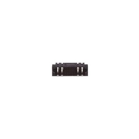 Fci Board Connector, 28 Contact(S), Female, Right Angle, Press Fit Terminal, Locking 10106125-4006004LF